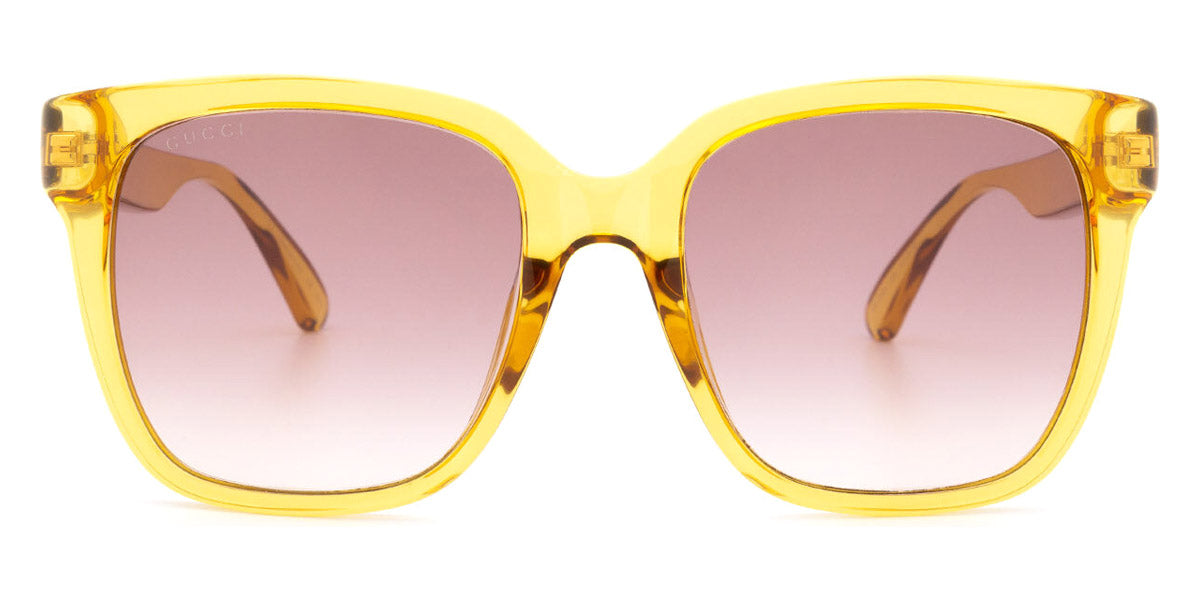 Gucci® GG0715SA GUC GG0715SA 003 53 - Yellow Sunglasses