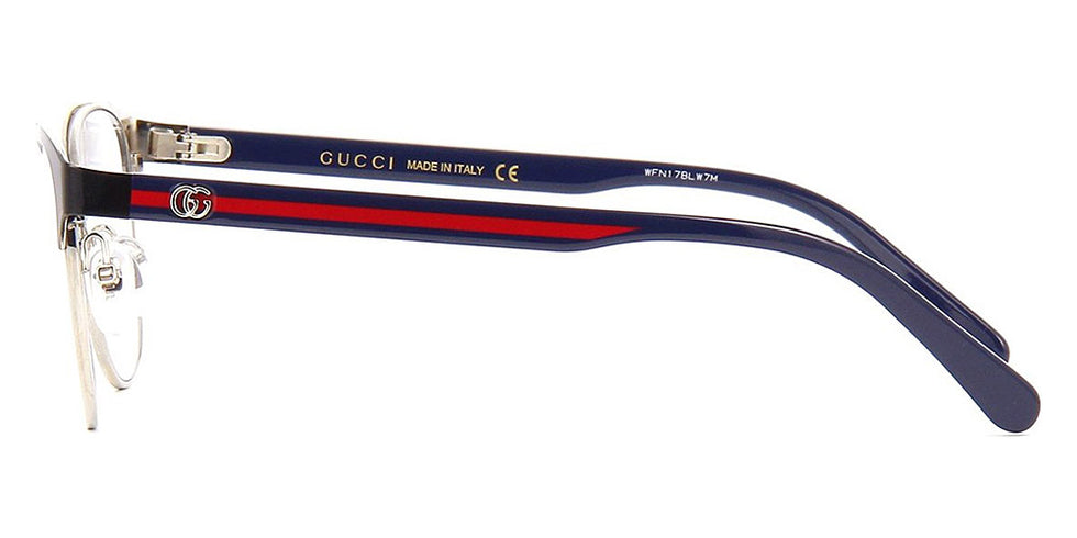 Gucci® GG0718O GUC GG0718O 006 53 - Blue Eyeglasses