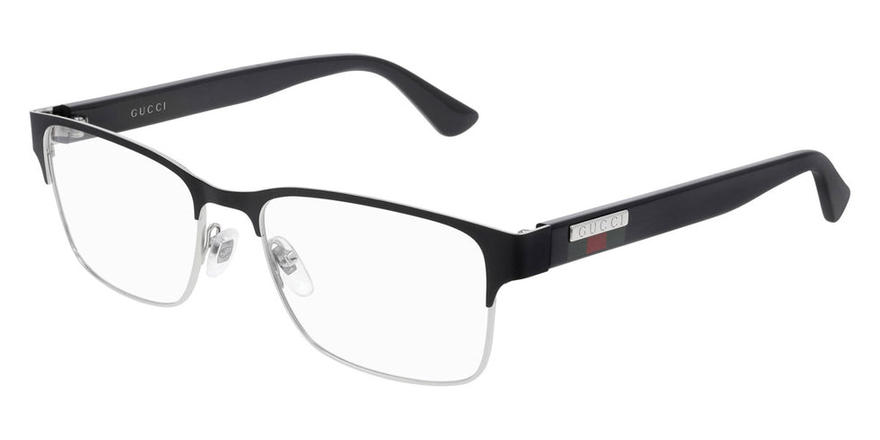 Gucci® GG0750O GUC GG0750O 001 56 - Black Eyeglasses