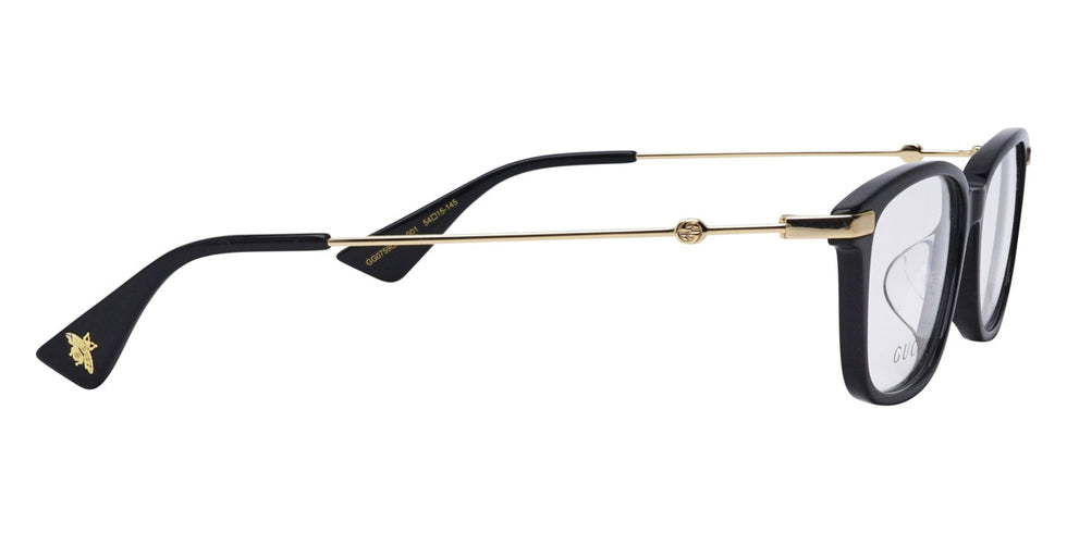 Gucci® GG0759OA GUC GG0759OA 001 54 - Black/Gold Eyeglasses