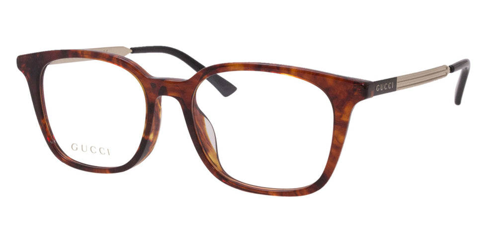 Gucci® GG0831OA GUC GG0831OA 002 52 - Gold Eyeglasses