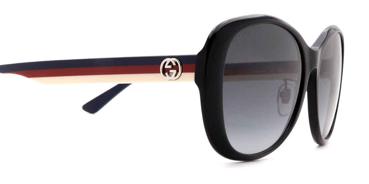 Gucci® GG0849SK GUC GG0849SK 002 59 - Black/Blue Sunglasses