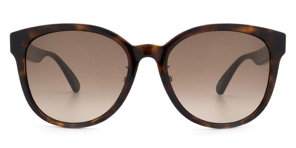 Gucci® GG0854SK GUC GG0854SK 003 56 - Havana/Green Sunglasses