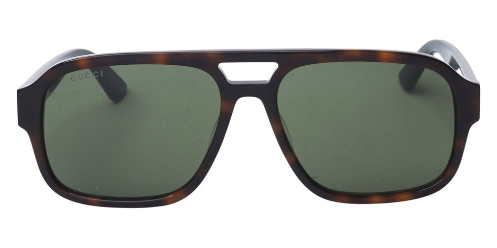 Gucci® GG0925S GUC GG0925S 002 58 - Havana/Green Sunglasses