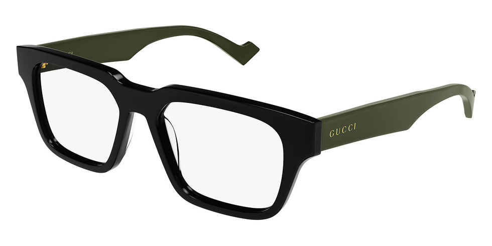 Gucci® GG0963O GUC GG0963O 005 53 - Black/Green Eyeglasses