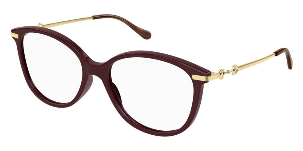 Gucci® GG0967O GUC GG0967O 003 53 - Brown/Gold Eyeglasses
