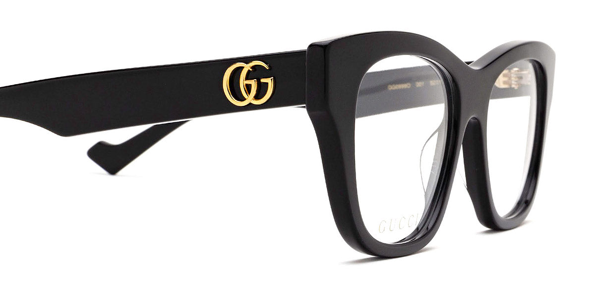 Gucci® GG0999O GUC GG0999O 001 52 - Black Eyeglasses