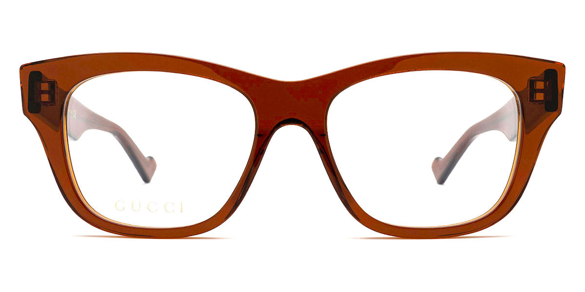 Gucci® GG0999O GUC GG0999O 003 52 - Brown Eyeglasses