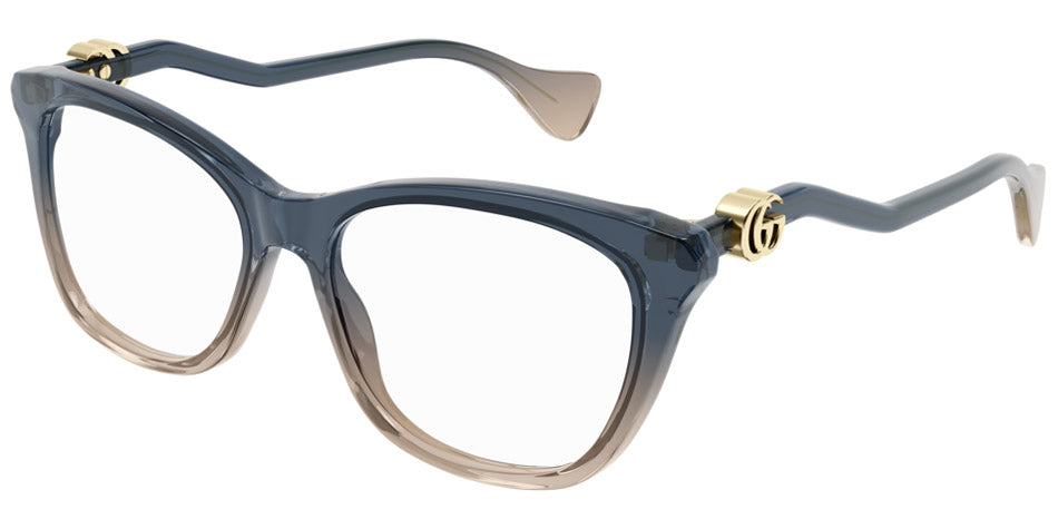 Gucci® GG1012O GUC GG1012O 002 54 - Blue Eyeglasses