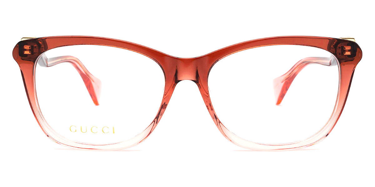 Gucci® GG1012O GUC GG1012O 003 54 - Burgundy Eyeglasses