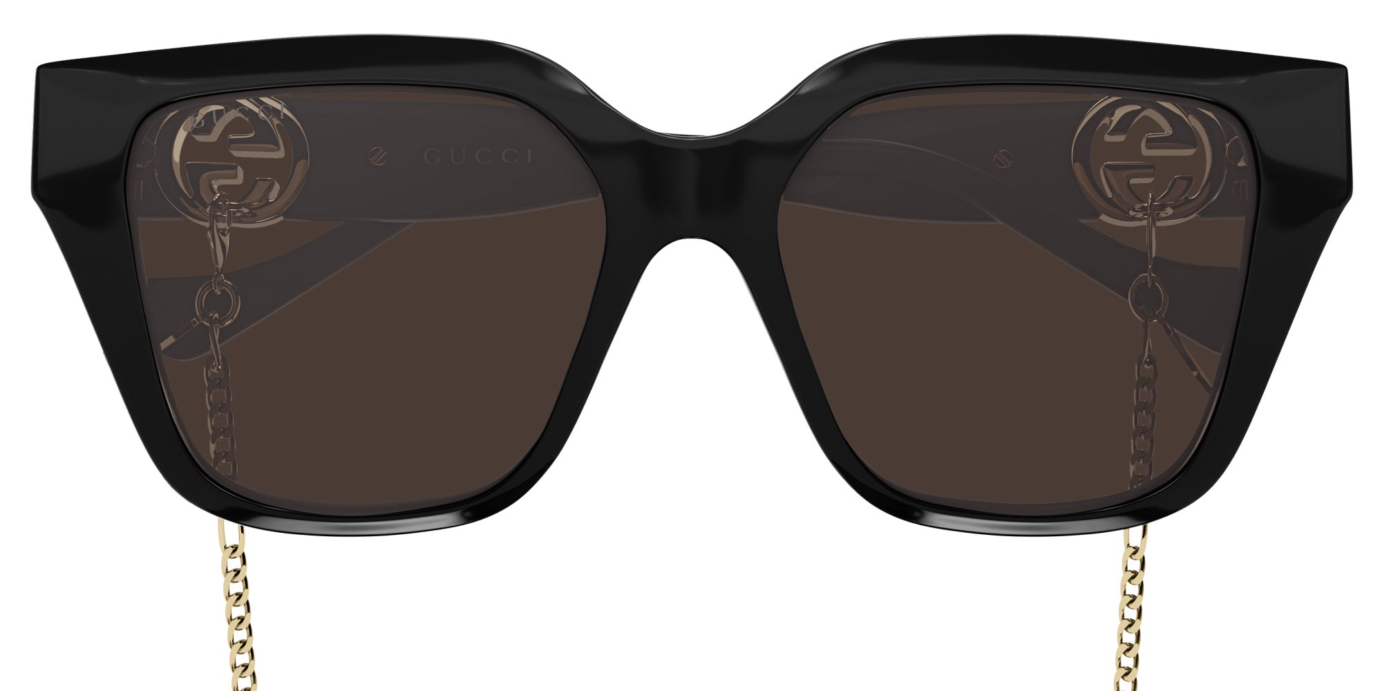 Gucci® GG1023S Sunglasses - Black / Brown
