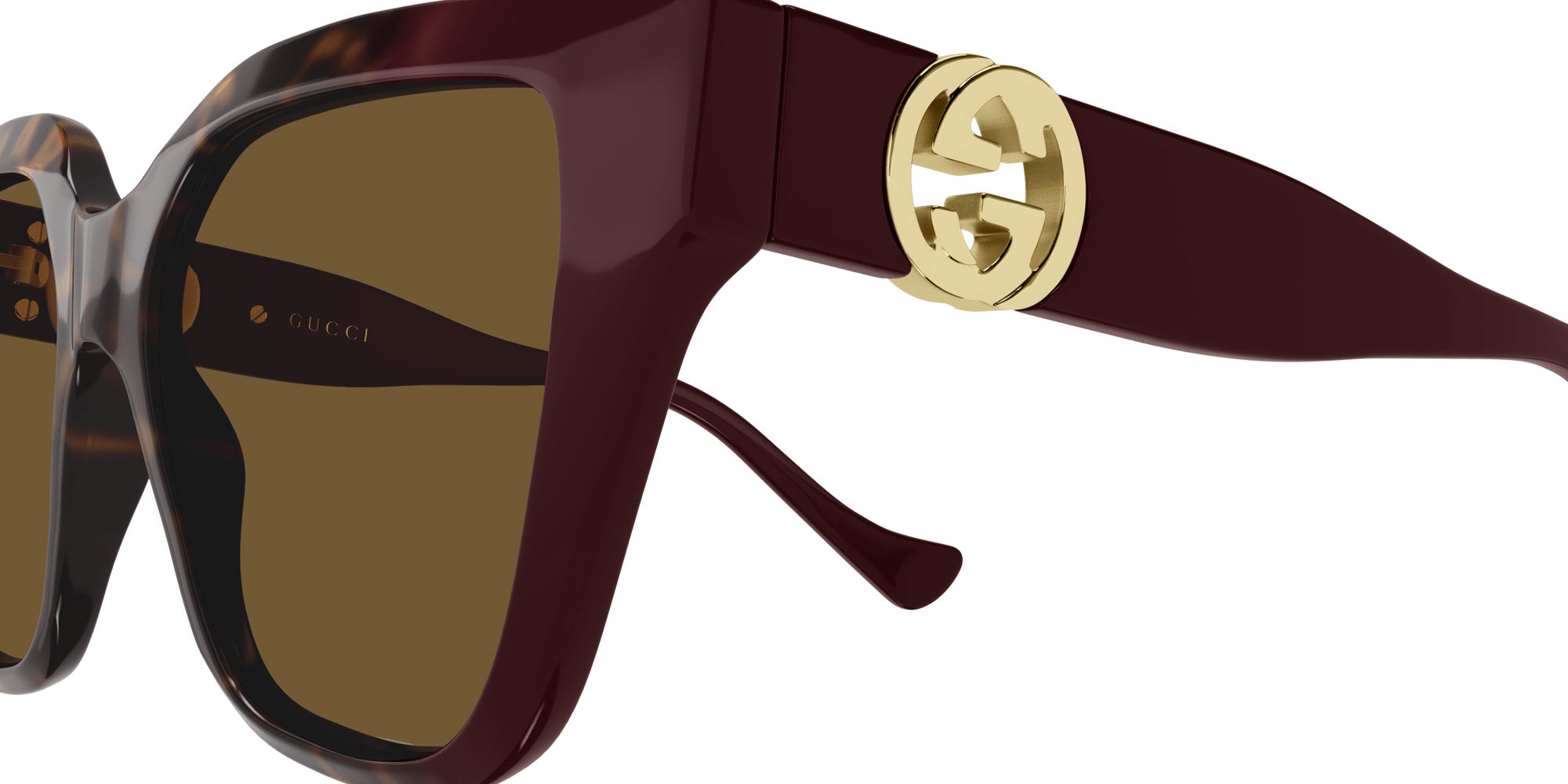 Gucci® GG1023S Sunglasses - Havana / Brown