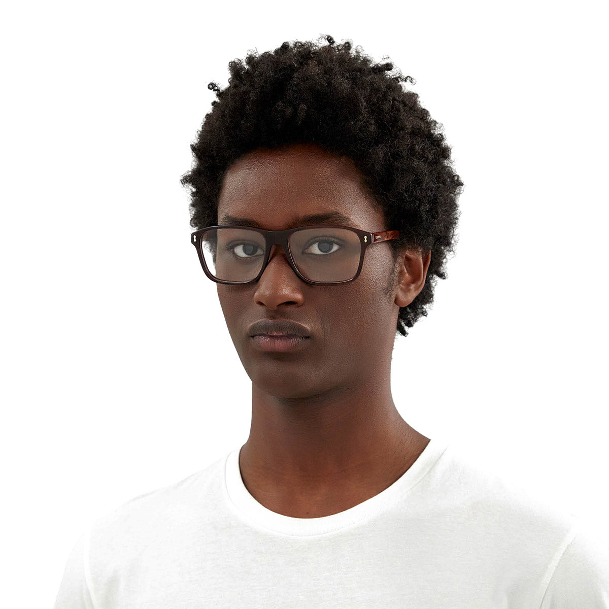 Gucci® GG1045O GUC GG1045O 003 56 - Brown Eyeglasses