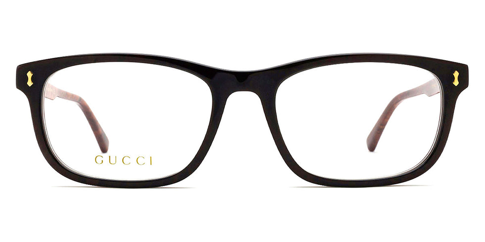Gucci® GG1046O GUC GG1046O 006 55 - Green/Brown Eyeglasses