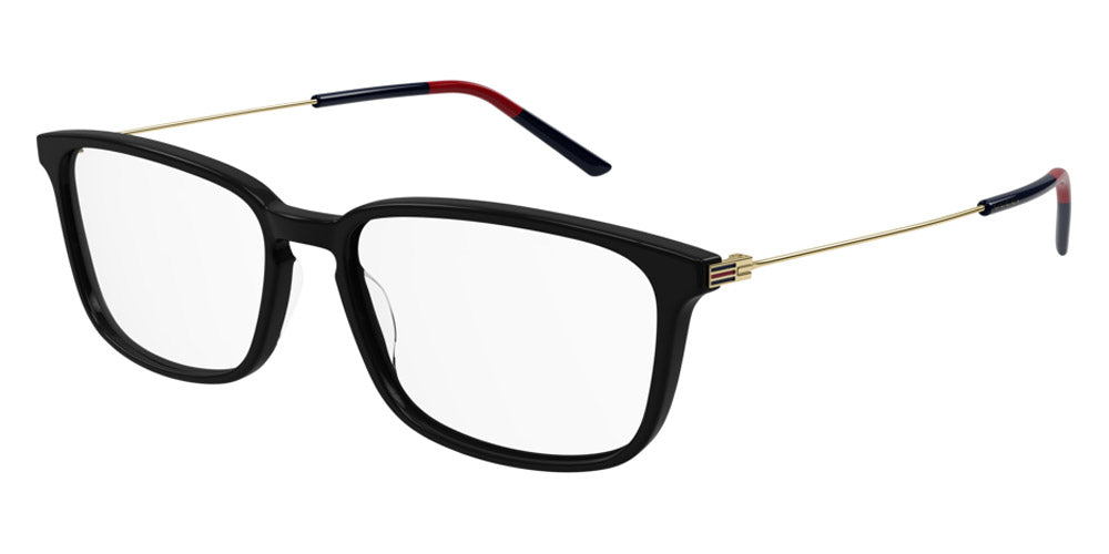 Gucci® GG1056OA GUC GG1056OA 001 56 - Black/Gold Eyeglasses