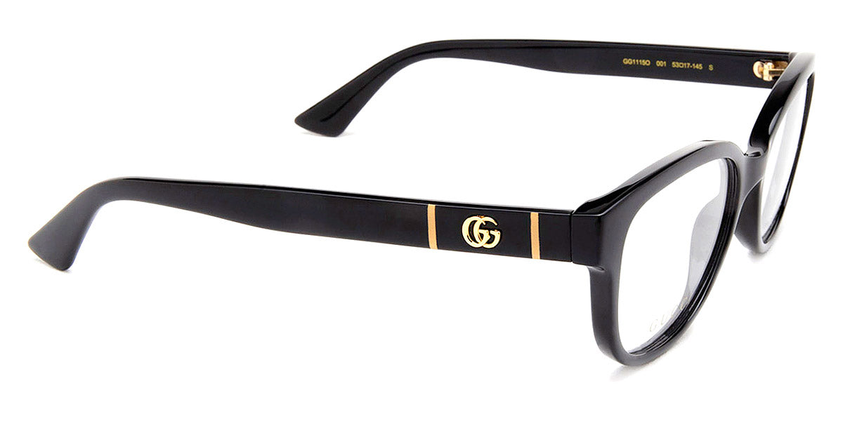 Gucci® GG1115O GUC GG1115O 001 53 - Black Eyeglasses