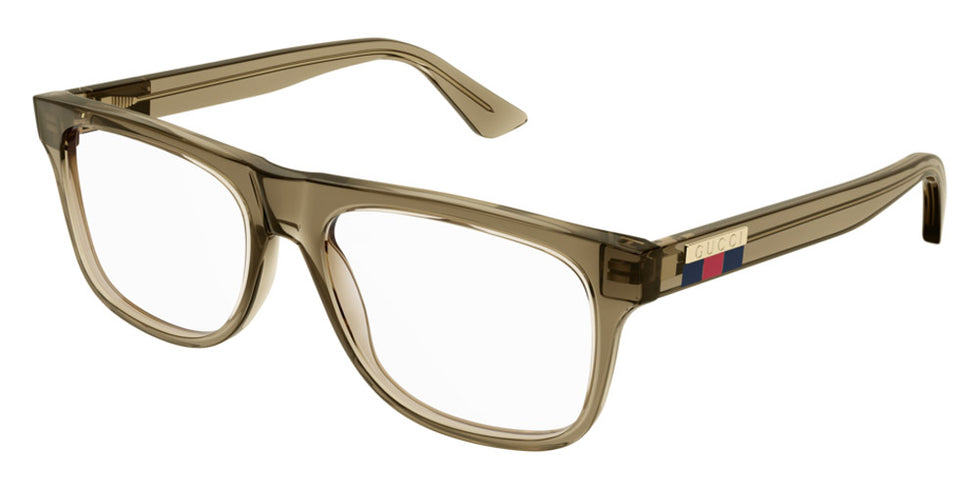 Gucci® GG1117O GUC GG1117O 002 56 - Brown Eyeglasses