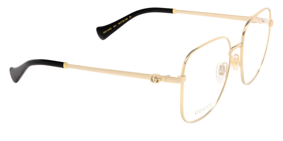 Gucci® GG1144O GUC GG1144O 001 54 - Gold Eyeglasses
