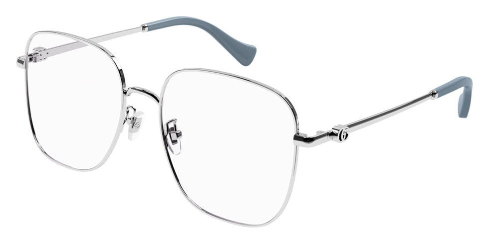 Gucci® GG1144O GUC GG1144O 002 54 - Silver Eyeglasses