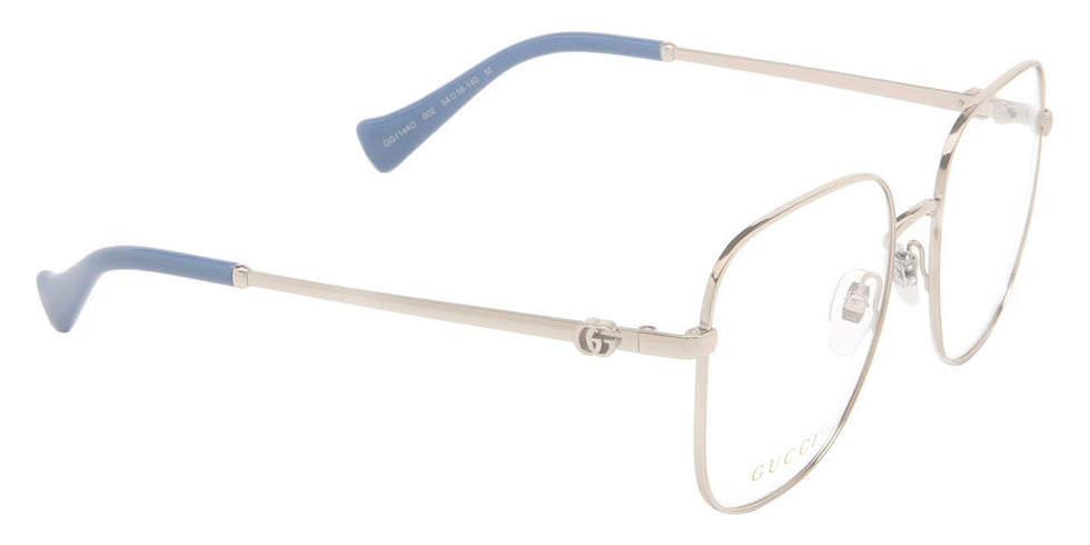 Gucci® GG1144O GUC GG1144O 002 54 - Silver Eyeglasses