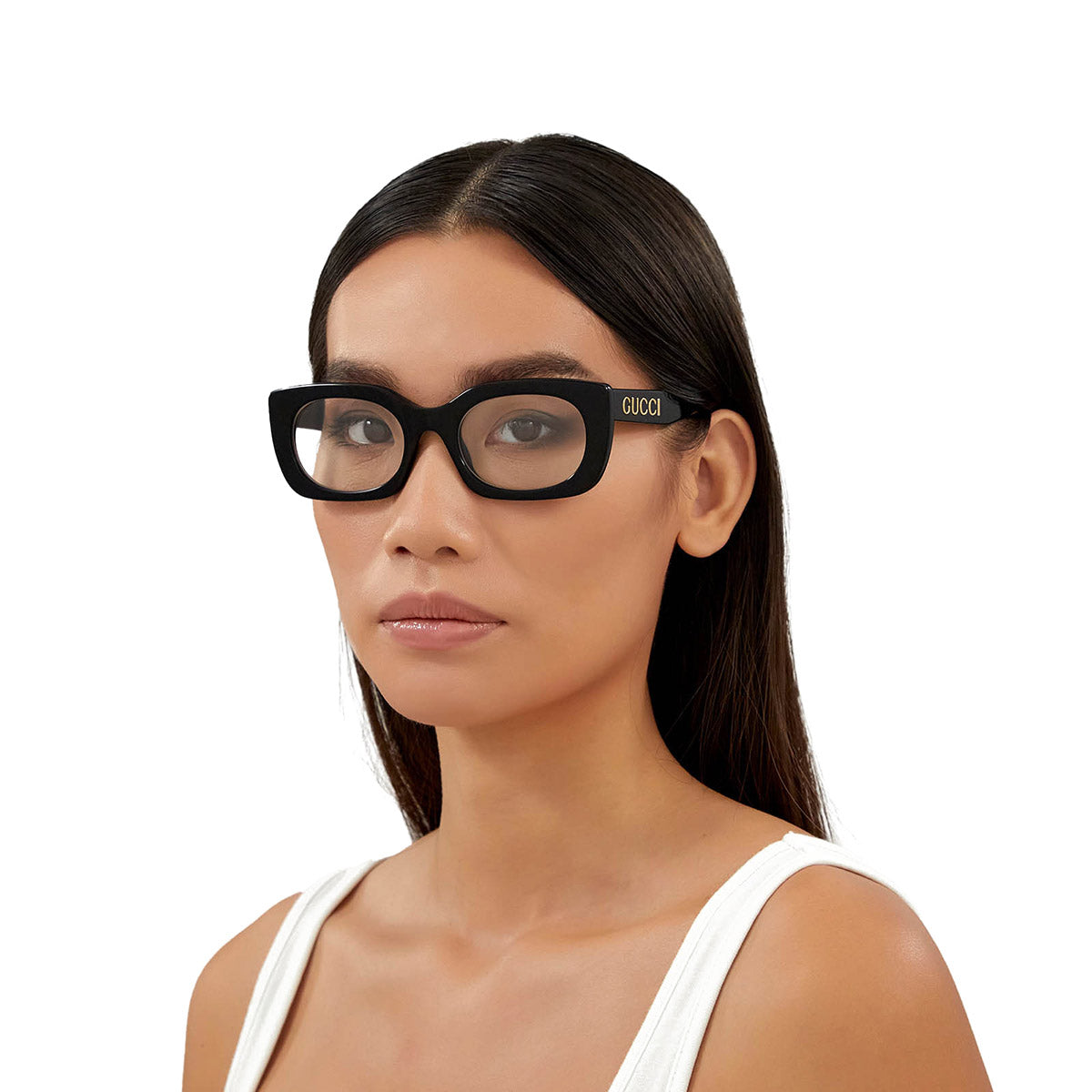 Gucci® GG1154O GUC GG1154O 001 53 - Black Eyeglasses