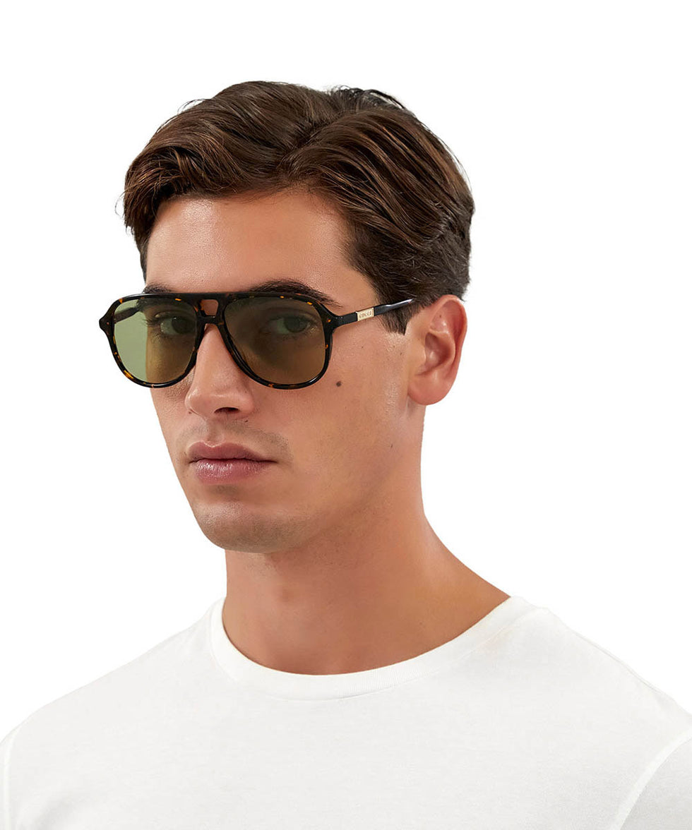 Gucci® GG1156S GUC GG1156S 004 57 - Havana Sunglasses