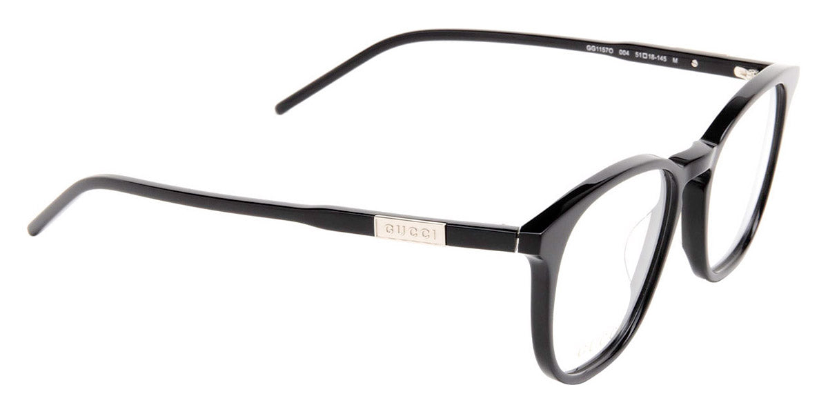 Gucci® GG1157O GUC GG1157O 004 51 - Black Eyeglasses