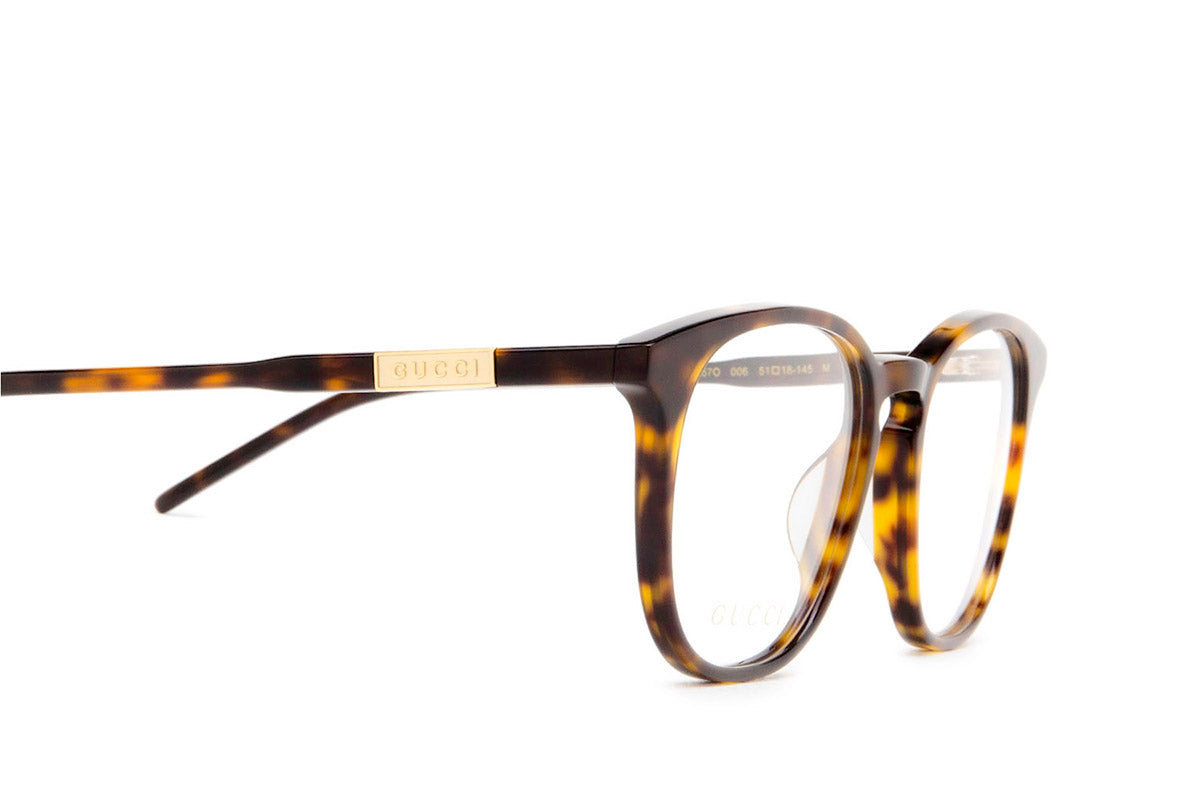 Gucci® GG1157O GUC GG1157O 006 51 - Havana Eyeglasses