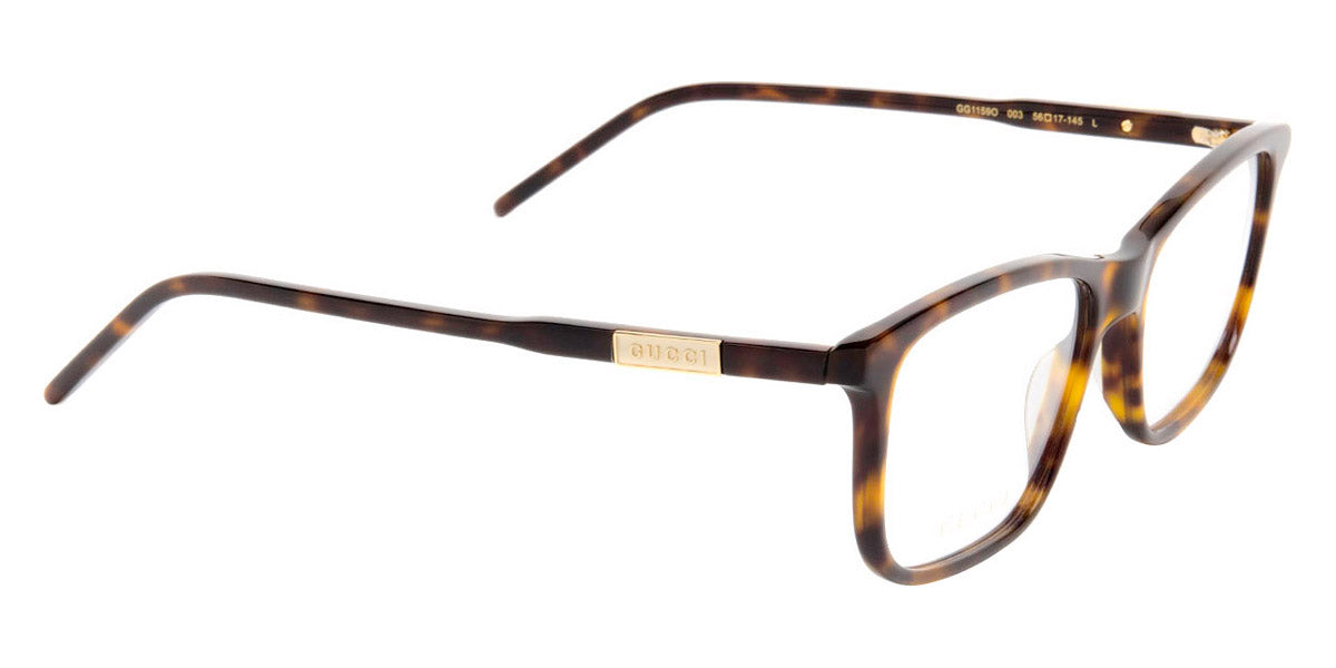 Gucci® GG1159O GUC GG1159O 003 56 - Havana Eyeglasses