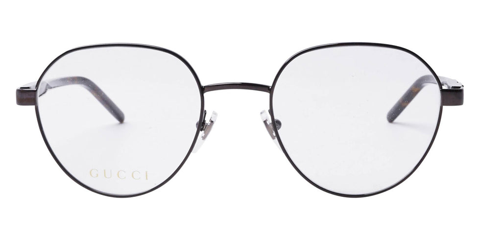 Gucci® GG1162O GUC GG1162O 002 51 - Gunmetal/Havana Eyeglasses