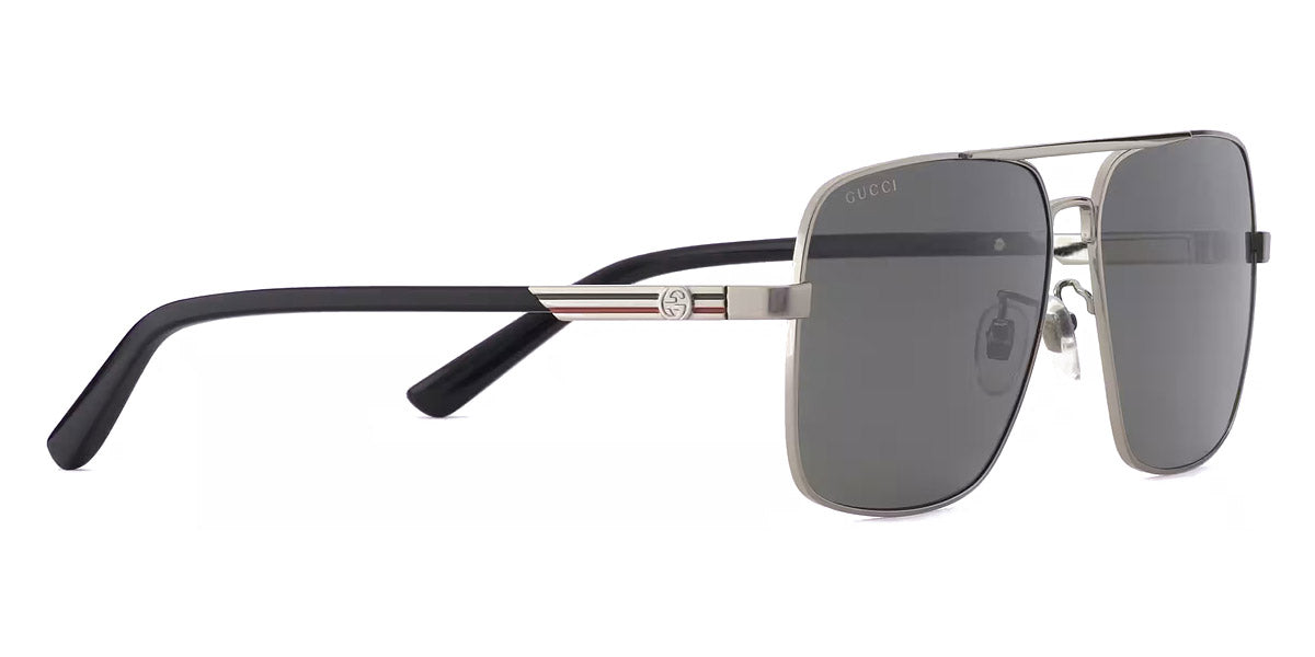 Gucci® GG1289S GUC GG1289S 001 62 - Gunmetal/Black Sunglasses