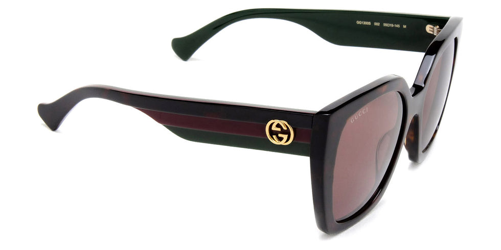 Gucci® GG1300S GUC GG1300S 002 55 - Havana Sunglasses