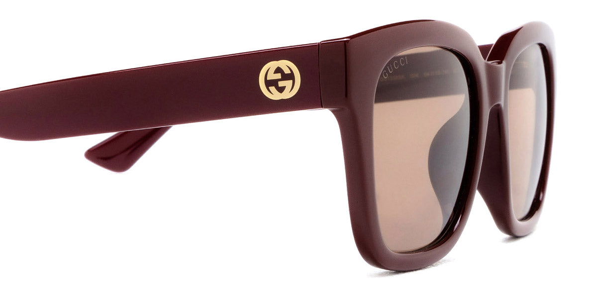 Gucci® GG1338SK GUC GG1338SK 004 54 - Burgundy Sunglasses