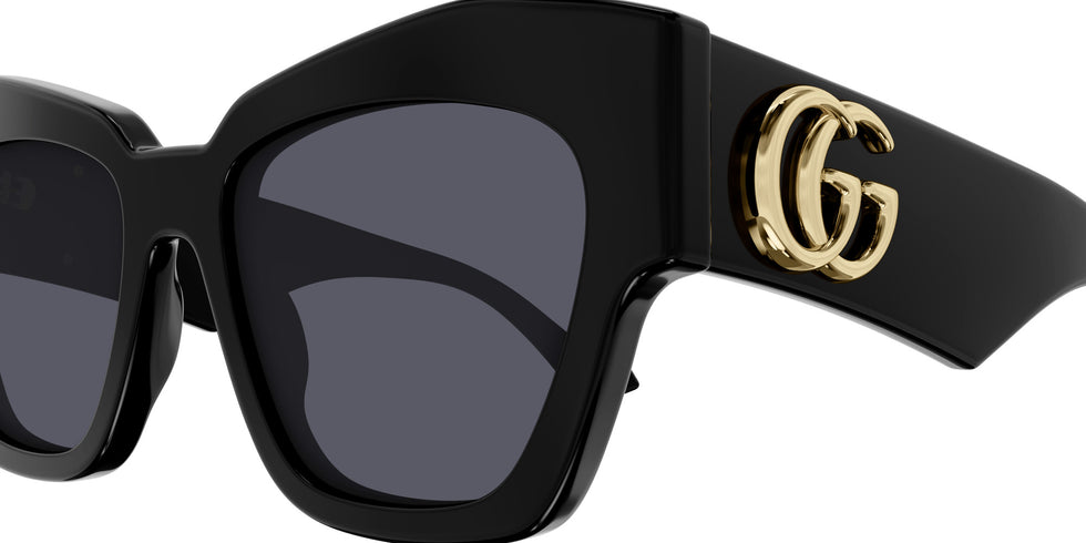 Gucci® GG1422S Sunglasses - Black / Grey