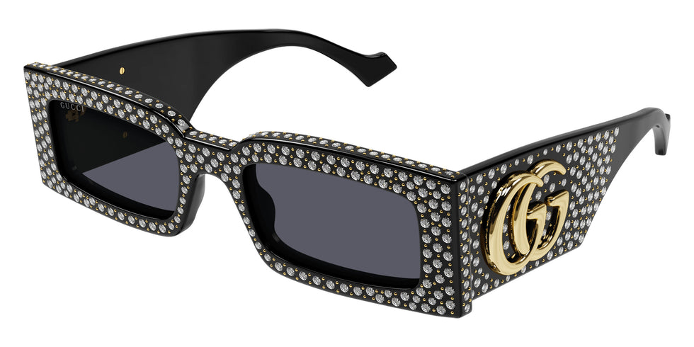 Gucci® GG1425S Sunglasses - Black / Grey