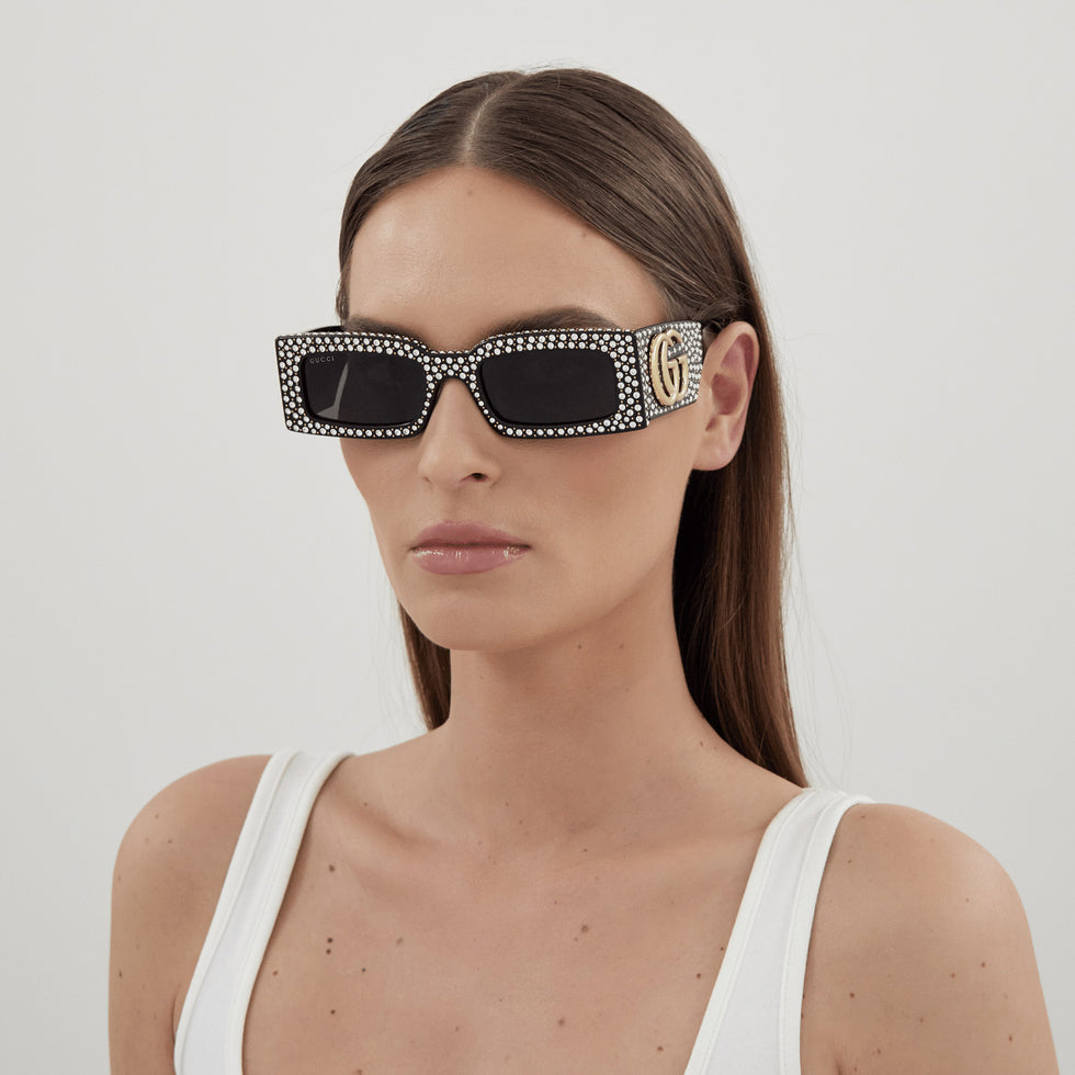 Gucci® GG1425S Sunglasses - Black