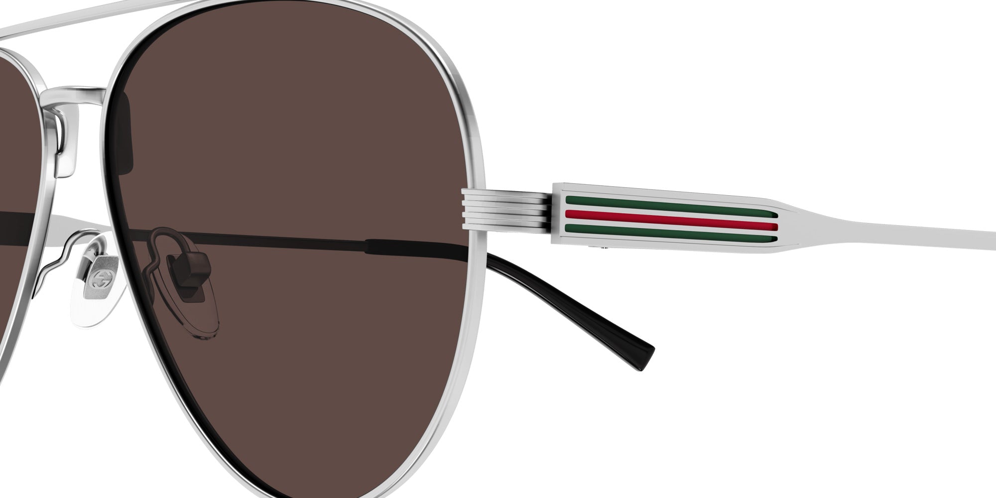 Gucci® GG1874S Sunglasses - Gunmetal / Brown