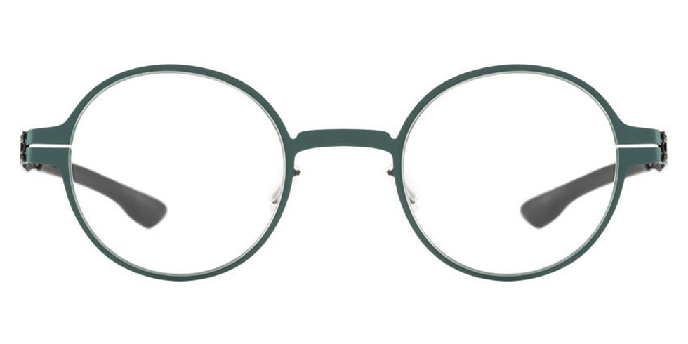 Ic! Berlin® Wilhelm Spruce Green-Gun-Metal 45 Eyeglasses