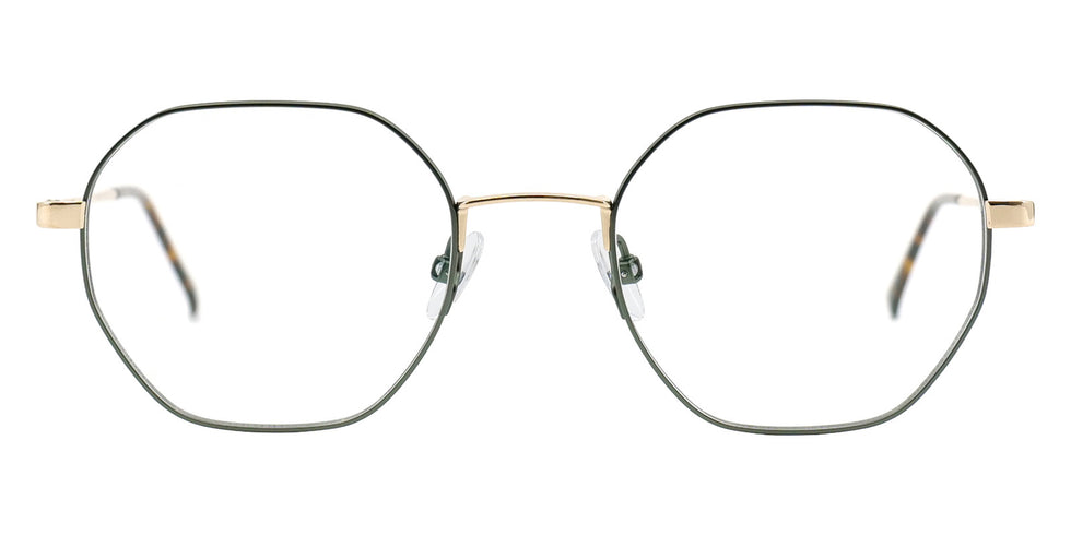 Götti® ARACON GOT ARACON GLS-GR 49 - Gold shiny - moss green Eyeglasses