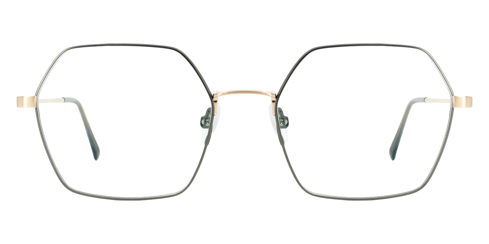 Götti® ASLA GOT ASLA GLB-GR 54 - Gold brushed - green Eyeglasses