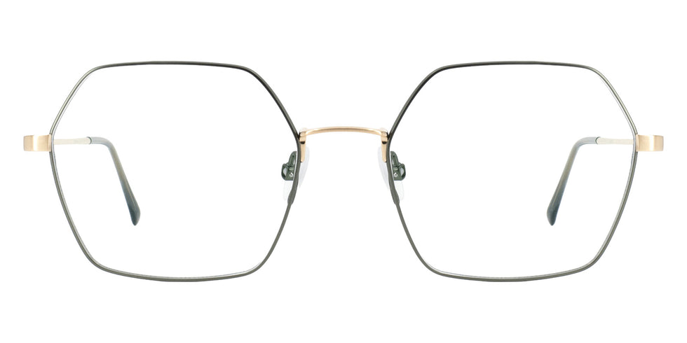 Götti® ASLA GOT ASLA GLB-GR 54 - Gold brushed - green Eyeglasses