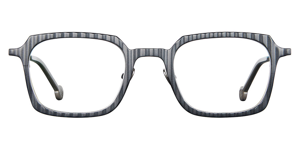 L.A.Eyeworks® GRIDDLE LA GRIDDLE 498 48 - Dark Gunmetal Eyeglasses