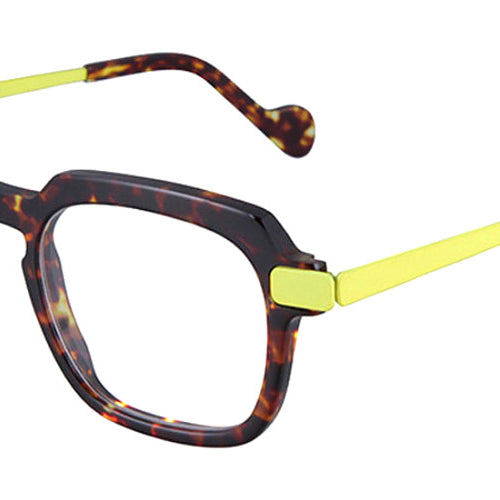 NaoNed® Guesclin NAO Guesclin 78B2 51 - 78B2 Tortoiseshell/Neon Yellow Eyeglasses