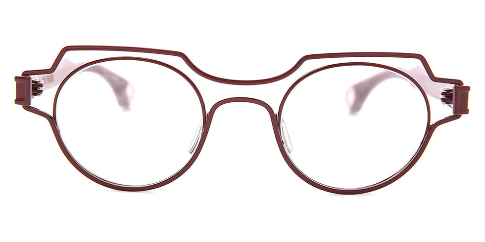 Blake Kuwahara® GWATHMEY BLK GWATHMEY RED 46 - RED Eyeglasses