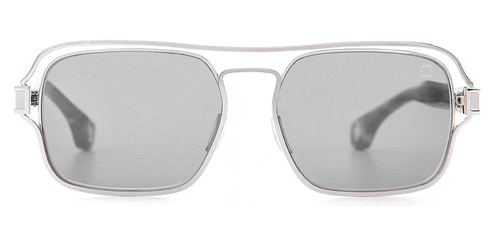 Blake Kuwahara® HASTINGS SUN BLK HASTINGS SUN SILVER 57 - SILVER Sunglasses