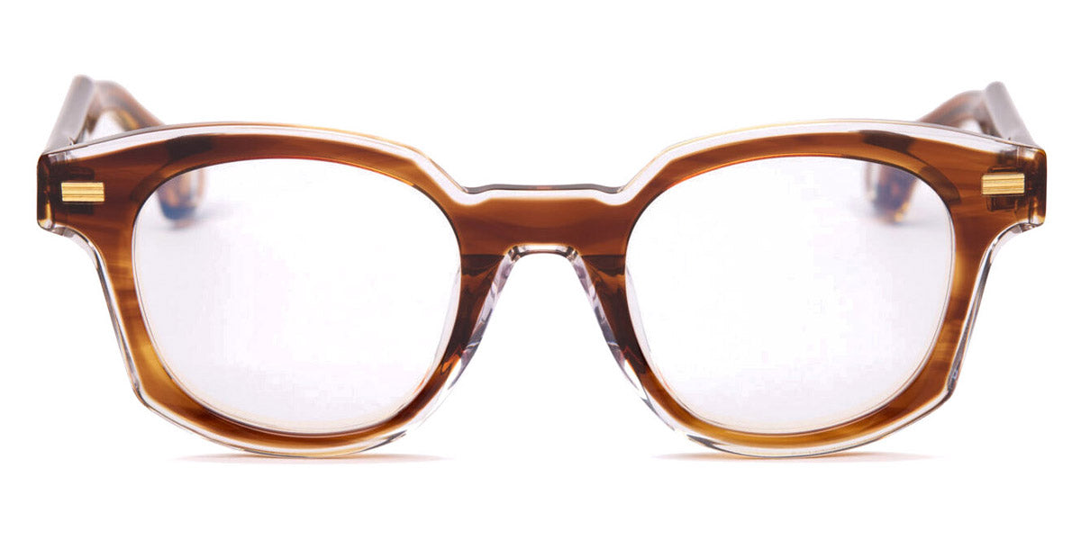 Blake Kuwahara® HAYCOCK BLK HAYCOCK LIGHT AMBER 47 - Light Amber Eyeglasses