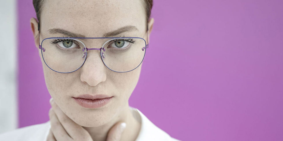 Blackfin® HAYLE BLF HAYLE 1408 55 - Magenta/Violet Eyeglasses