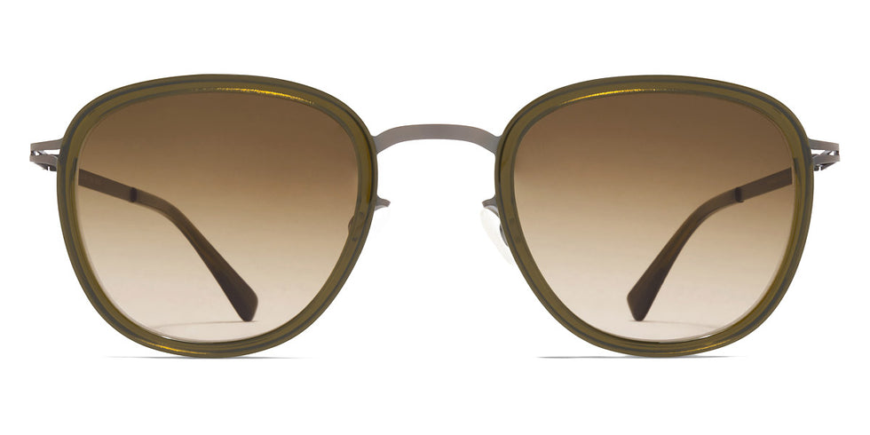Mykita® HELMI MYK HELMI A67 Graphite/Peridot / Raw Brown Gradient 45 - A67 Graphite/Peridot / Raw Brown Gradient Sunglasses