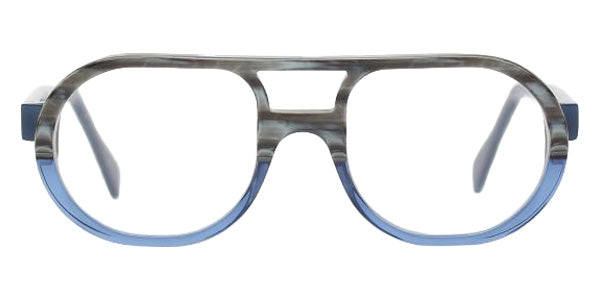 Henau® Adonis Eyeglasses HEN-ADONIS-G89-51 - BLUE TURTLE