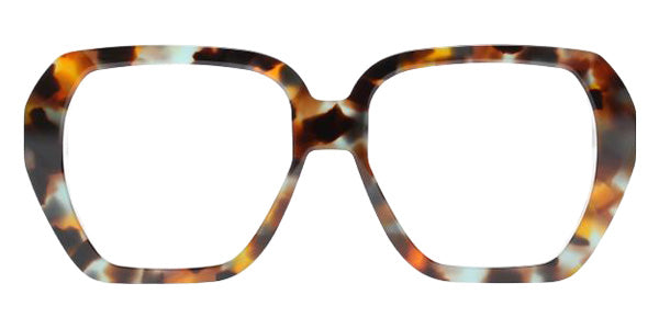 Henau® Lanika Eyeglasses HEN-LANIKA-1H07-55 - LIME BROWN SPECKLED